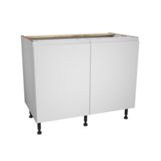 Gower Rapide+ Capri Kitchen Base Unit Handleless Gloss White 1000x565x870mm