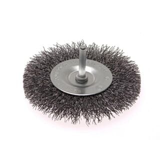 Faithfull Wire Wheel Brush 100mm 6mm Shank