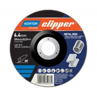 Norton Clipper Inox Steel Grinding Disc 6.0x22x115mm