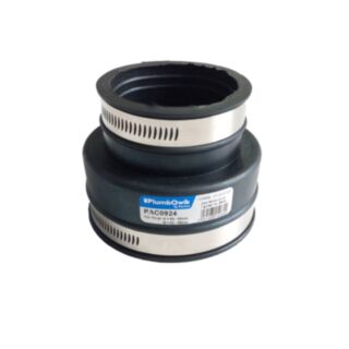 Fernco Adaptor EPDM (For Cast Iron Or Plastic 3 To 2½ Pipe) 82-92mm To 60-68mm