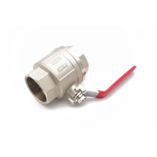 Lever Ball Valve Female Red Handle 2