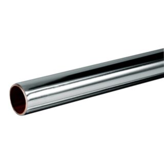 Tube Chrome Plated Copper EN1057 15mm x 3mtr
