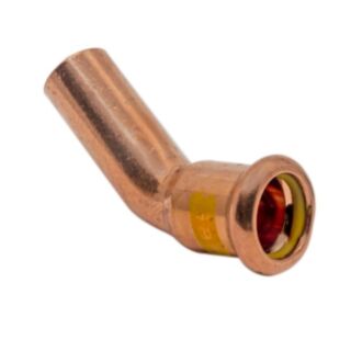 Copper Press Fit 45° Obtuse Street Elbow (GAS) 22mm