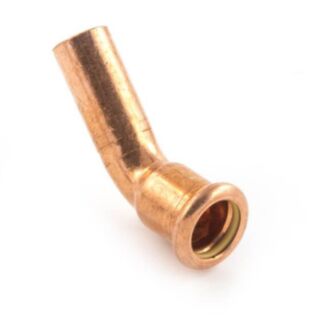Copper Press Fit 45° Obtuse Street Elbow (GAS) 35mm