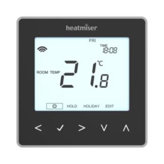 Heatmiser neoStat-HW V2 Hot Water Programmer Saphire Black