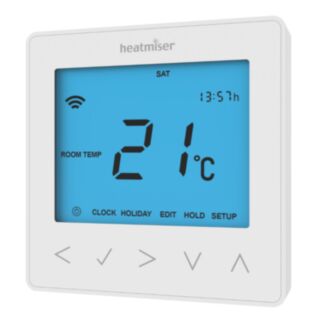 Heatmiser neoStat V2 Programmable Thermostat White 12V