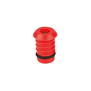 Henco Pipe Test Cap Plastic Red 16mm