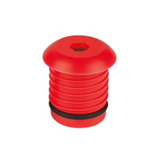 Henco Pipe Test Cap Plastic Red 26mm