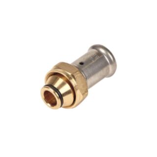 Henco Press Fit Adaptor To Eurocone Brass 20mm x ¾