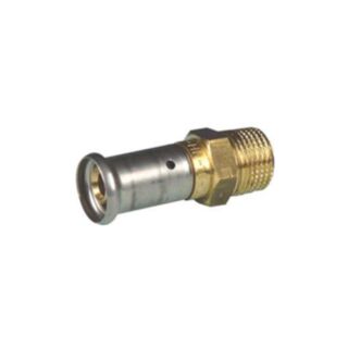 Henco Press Fit Male Iron Adaptor Brass 26mm x ¾