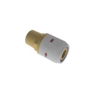 Henco Pro Fit Push Fit Male Adaptor Brass 16mm x ½