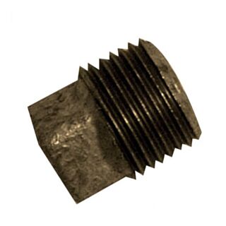 Malleable Black Iron Solid Plug ¾