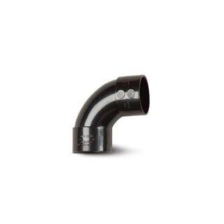 PolyPipe 92.5° Solvent Weld Waste Swept Bend ABS Black 32mm