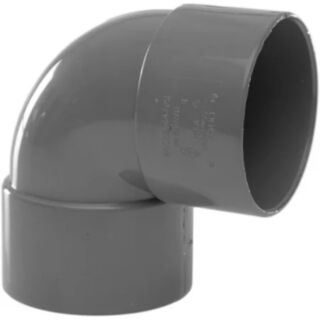 System 2000 MuPVC 50mm 90° Knuckle Bend Solvent Grey