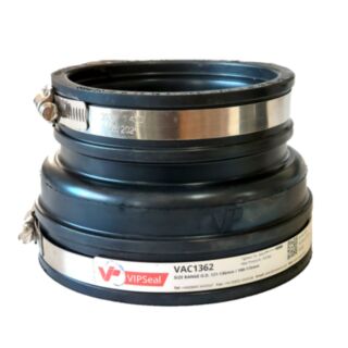 VIPSeal Adaptor EPDM (For Clay 4 To Cast Iron Or Plastic 4 Pipe) 121-136mm To 100-115mm