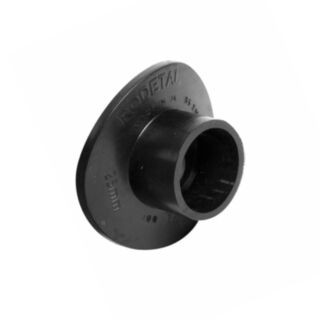 Big Boss Adaptor For 110mm Soil Pipe 20mm Overflow Requires 25mm Hole Black