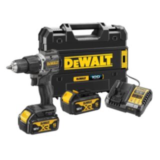 DeWALT 100 Year Anniversary Brushless Compact Combi Drill 2 x 5.0Ah Lithium-Ion With Charger & Case 18V