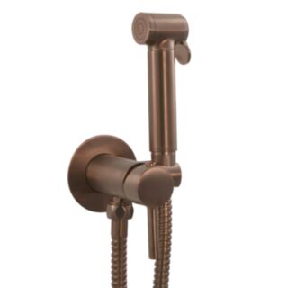 JTP Vos Single Lever Douche Set for Cold and Hot Operation Brushed Bronze