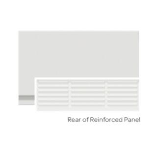 Kartell K-Vit Sonic Reinforced End Bath Panel White 520x700mm
