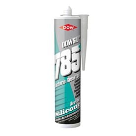 DOW DOWSIL™ 785+ Bacteria Resistant Sanitary Silicone Sealant White 310ml
